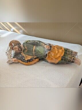 8 inch sleeping St. Joseph statue with crack under left knee